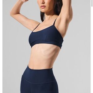 Women's Navy Blue Alo Sports Bra
